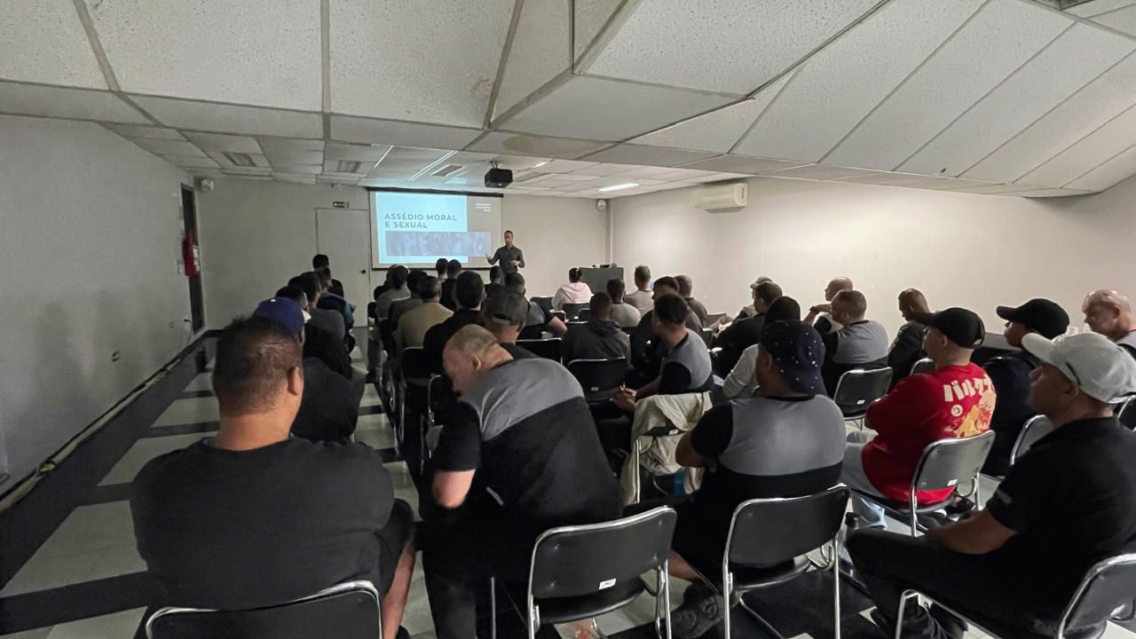 Palestra de prevenção ao assédio moral e sexual para colaboradores
