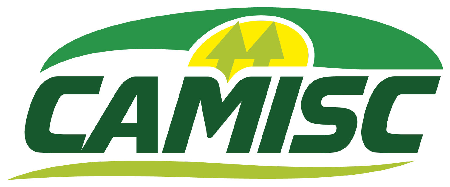 Logo da CAMISC, cooperativa agroindustrial no Santa Catarina, empresa em prova social de palestras corporativas da Palestras 360