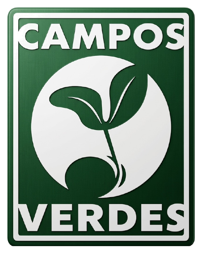 Logo da Campos Verdes, agroindústria no Brasil, empresa em prova social de palestras corporativas da Palestras 360