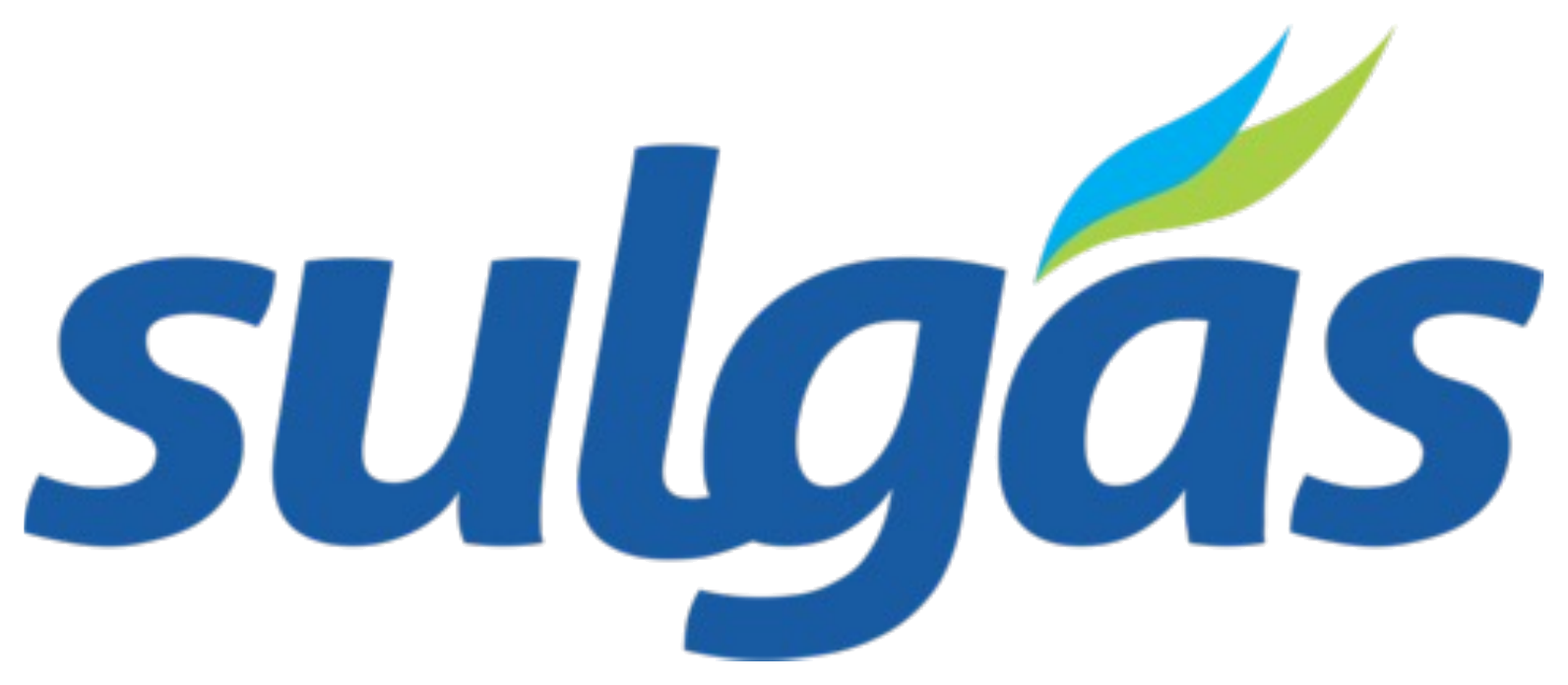 Logo da Sulgás, gás natural no Rio Grande do Sul, empresa em prova social de palestras corporativas da Palestras 360