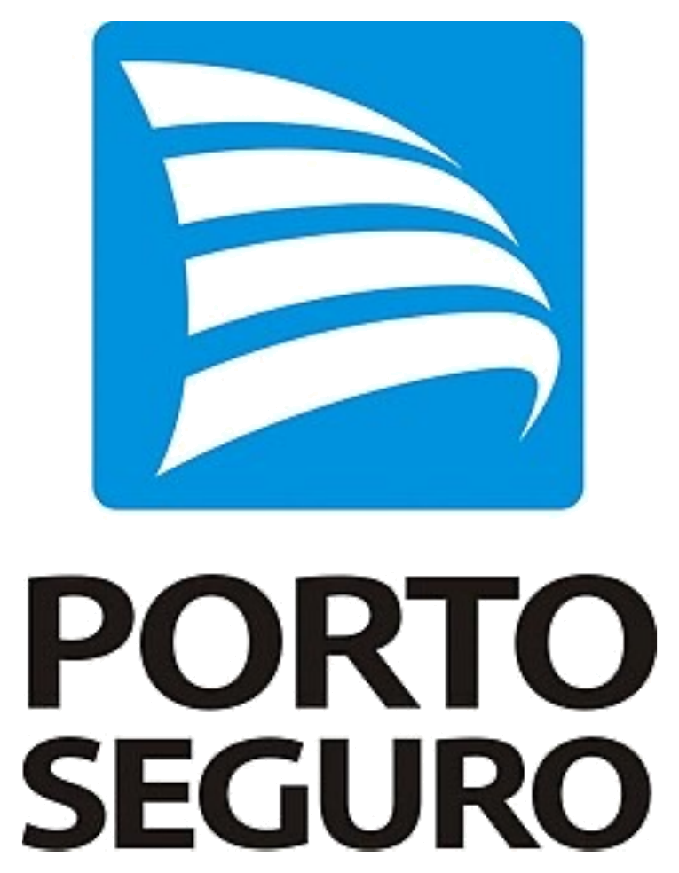 Logo da Porto Seguro, seguros no Brasil, empresa em prova social de palestras corporativas da Palestras 360