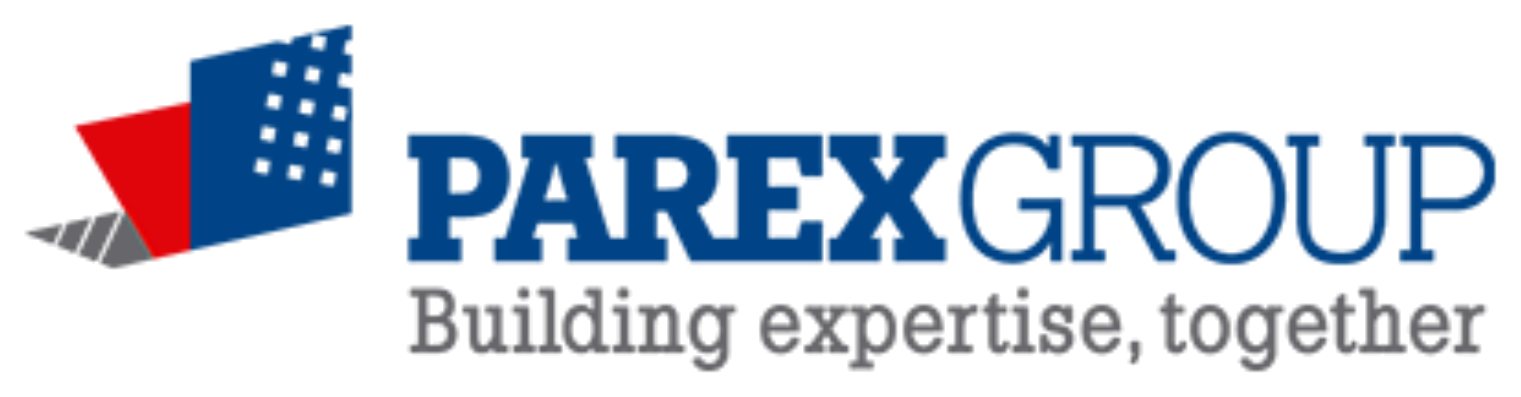 Logo da Parex Group, materiais de construção no Brasil, empresa em prova social de palestras corporativas da Palestras 360