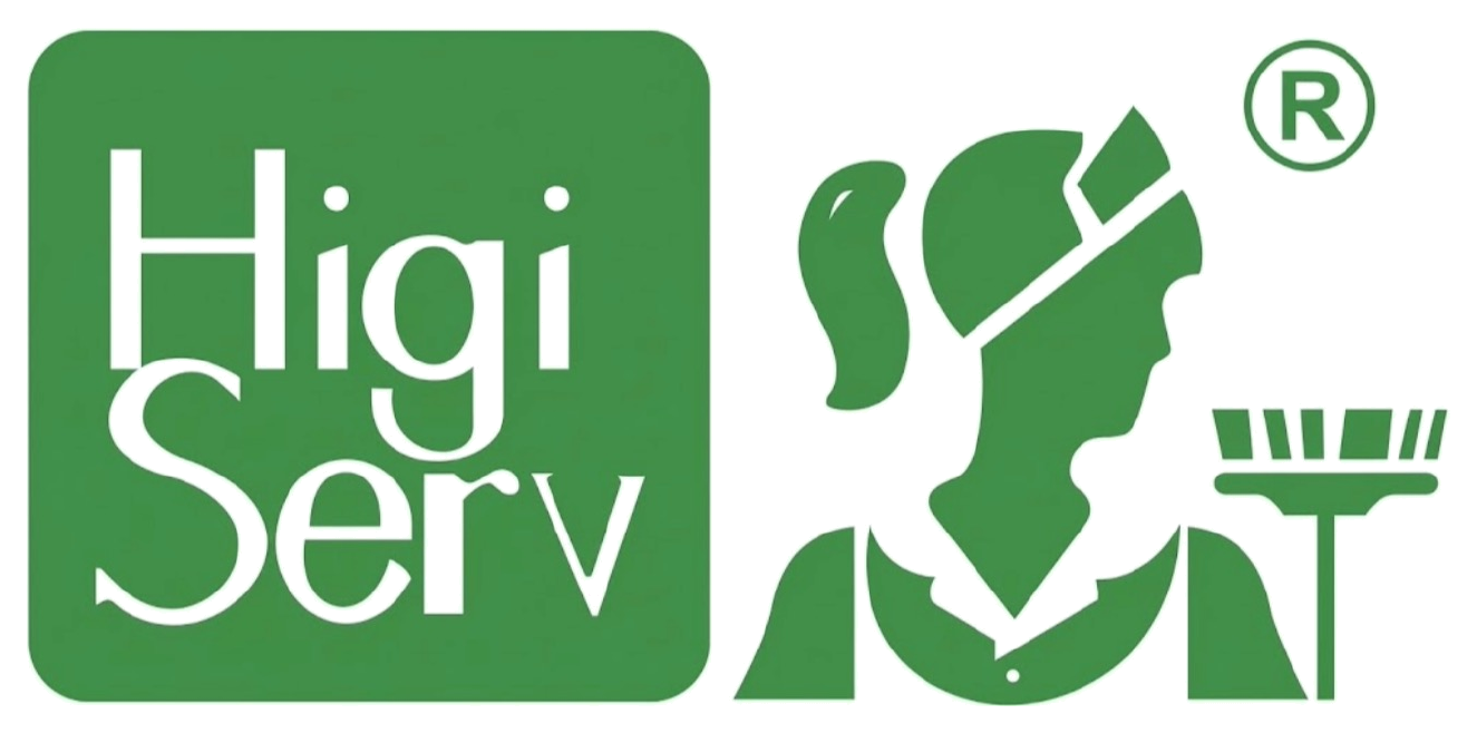 Logo da HigiServ, facilities e limpeza no Brasil, empresa em prova social de palestras corporativas da Palestras 360
